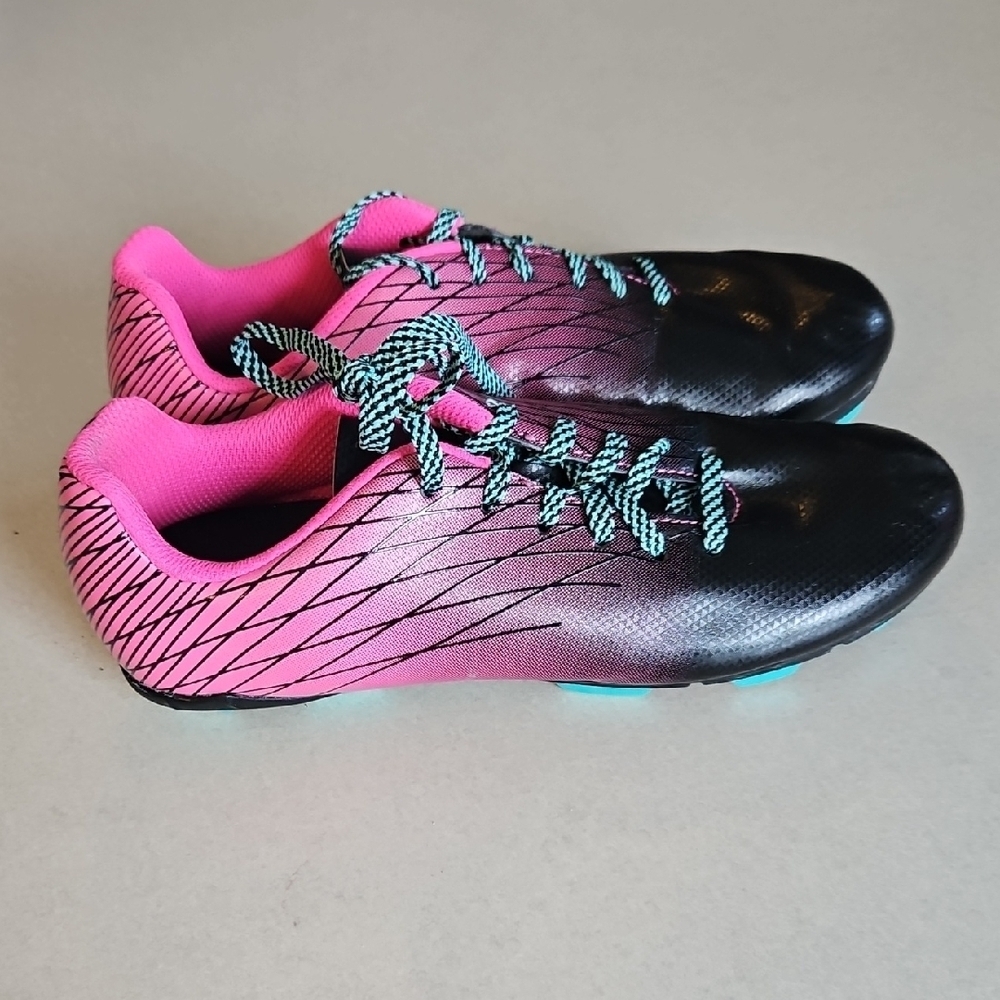 DSG Pink And Black Soccer Cleats